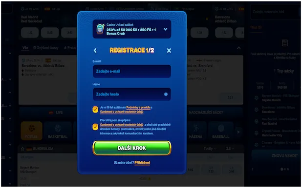 Spins of Glory Casino Login: jak si založit účet a začít hrát